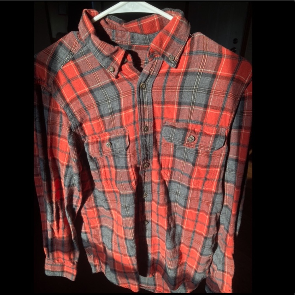 Bleach Dyed Buck Flannel
